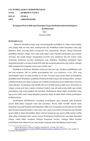 Aksi Nyata Topik 1 Pembelajaran Berdiferensiasi FAKHRI HIDAYATULLAH