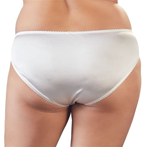 CULOTTE SATIN ET DENTELLE BLANCHE 44 AU 62 Vêtement Lingerie Strings