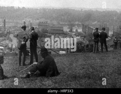 HOMESTEAD STEEL STRIKE Workers at the Carnegie Steel Company mills ...