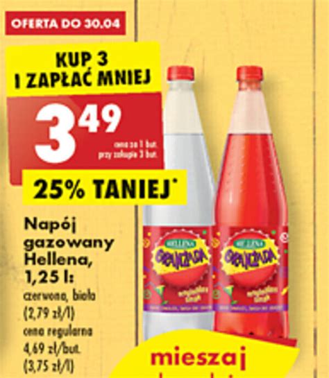 Promocja Napój gazowany Hellena 1 25 l w Biedronka