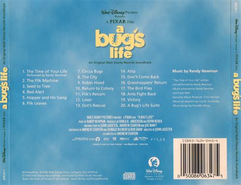 Film Music Site A Bugs Life Soundtrack Randy Newman Edel Records