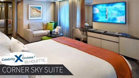 Celebrity Silhouette Aft Corner Sky Suite Full Walkthrough Tour