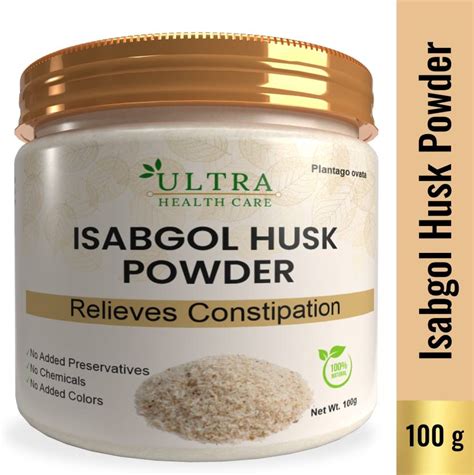 Ultra Healthcare Isabgol Husk Powder 100 Natural Psyllium Husk Sat