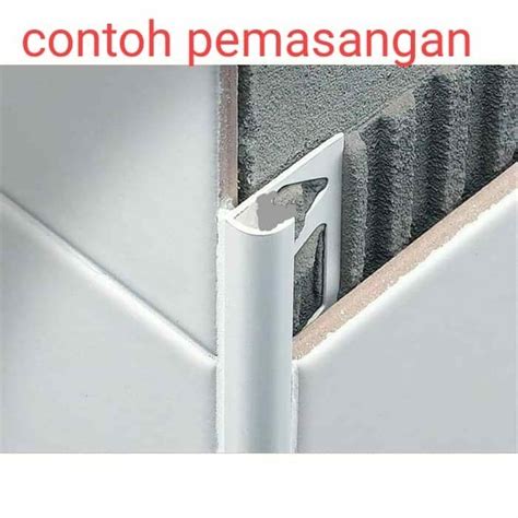 Jual Sudutan Ubin Keramik Pvc Kuku Macan Plastik Pvc Tile Trim