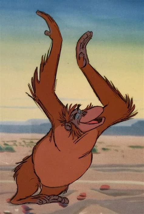 Animation Collection Original Production Cels Of King Louie And Mowgli