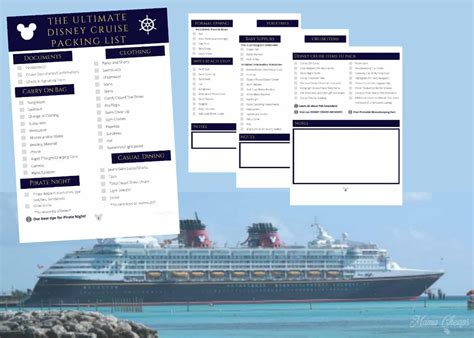 Ultimate Disney Cruise Packing List Printable Mama Cheaps®