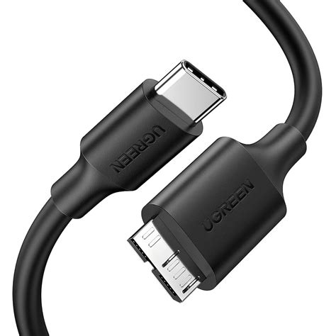 Ugreen 1m Cable Usb Tipo C 3 0 A Micro Tipo B Cable Usb C Carga Rápida 5 Gbps Transferencia De