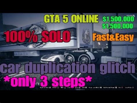 Gta Online Patched Car Duplication Glitch Easy Steps You Can