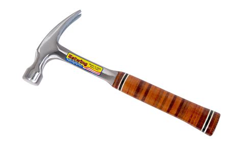 Estwing Straight Rip Claw Hammer With Leather Grip Smooth Face