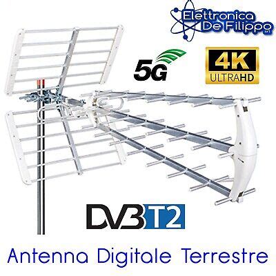 ANTENNA TV DIGITALE TERRESTRE UHF ESTERNA ALTO GUADAGNO CON FILTRO 5G