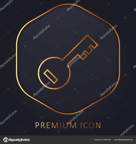 Account Passkey Golden Line Premium Logo Icon Stock Vector Image By ©infolight 470841576