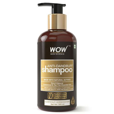 Buy WOW Skin Science Anti-Dandruff Shampoo (300 ml) online at purplle.com.