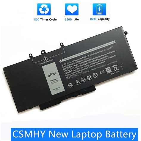 CSMHY New GJKNX Laptop Battery For Dell Latitude E5480 5580 5490 5590