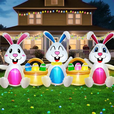Amazon.com: WorTade 6 FT Easter Inflatables Outdoor Decorations