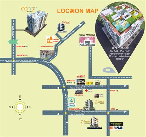 AKS Vastu Square In Hudkeshwar Bk Nagpur Price Location Map Floor