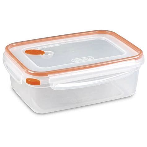 Sterilite 03221106 Ultraseal Rectangle Food Storage Container Orange