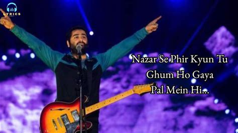 Intezaar Lyrics Arijit Singh Asees Kaur Mithoon Lyrics Only