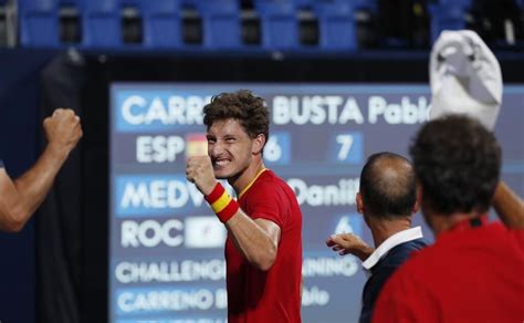 Tenis Juegos Olímpicosasí Festejó Pablo Carreño Su Victoria Ante El