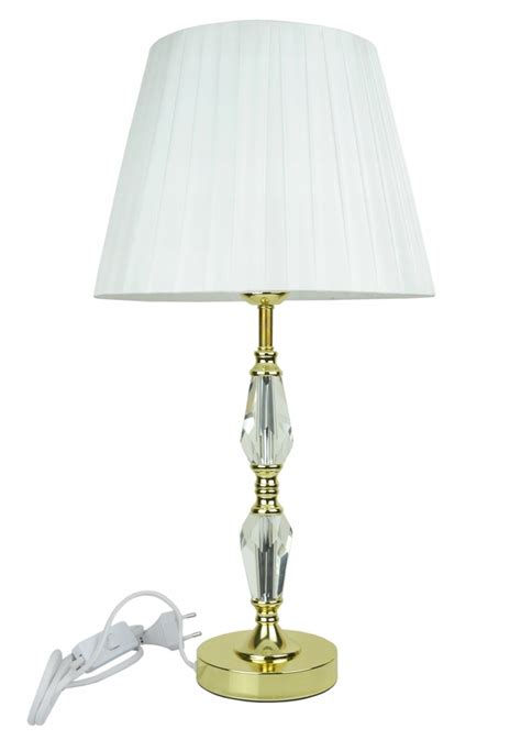 Lampka Z Ota Kryszta Glamour Lampa Nocna Cm