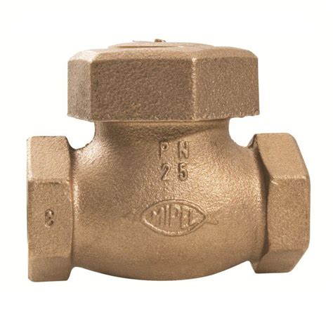 Válvula de Retenção Horizontal Bronze Pistão 1 2 Fig 046 Válvulas