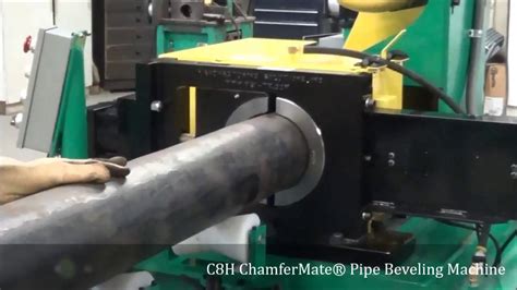 Pipe Beveling Machine For Weld Prep And Fabrication Youtube