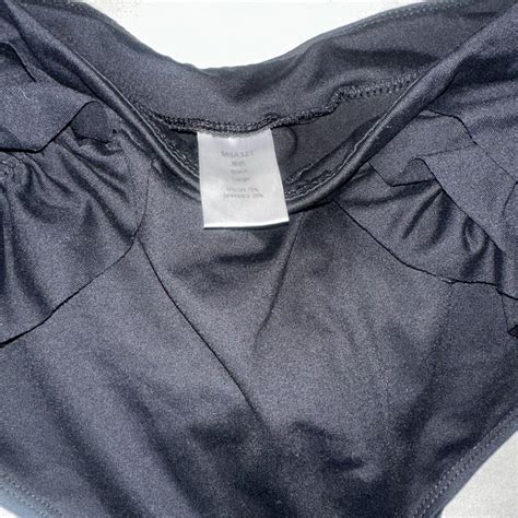 Womens Size Large Black Bikini Bottoms EBay
