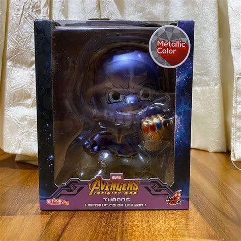 Hot Toys Cosbaby Thanos Metallic Colour Version Hobbies Toys Toys Games On Carousell