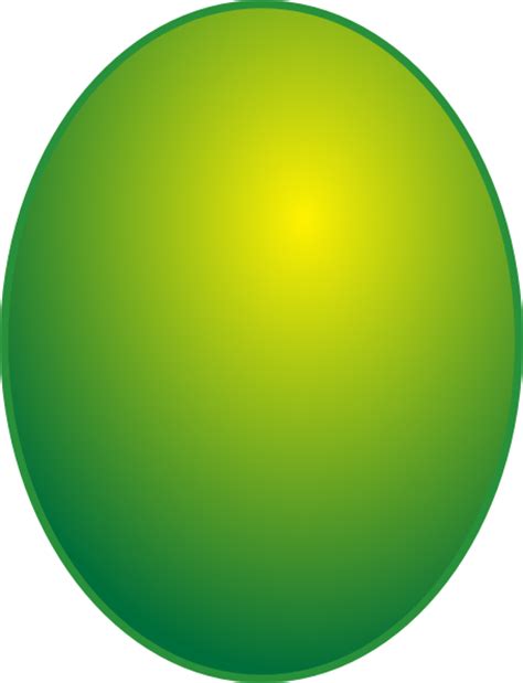 Green Oval Clip Art at Clker.com - vector clip art online, royalty free ...