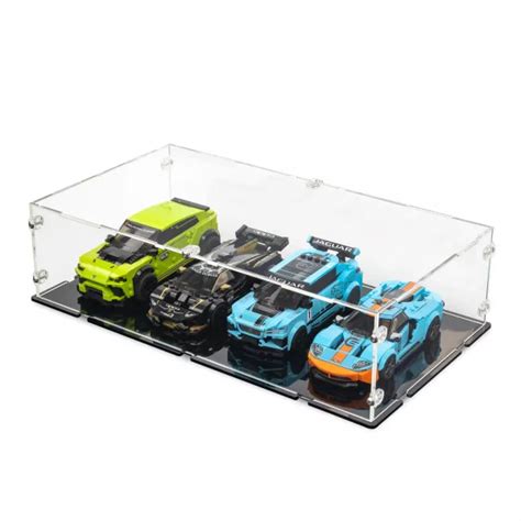 Acryl Vitrinen für Deine Lego Modelle 4x Lego Speed Champions XL