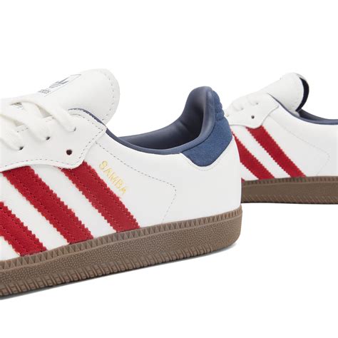 Adidas Samba Og Core White Team Victory Red Night Indigo End It