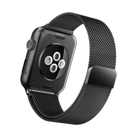 Pulseira Milanese Cinza Espacial Para Apple Watch 42 44mm Submarino