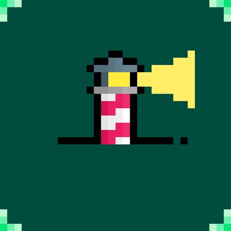 Pixilart Lighthouse By Green Axolotl