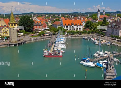 Lindau Germany Bavaria Allgäu Lake Constance Bodensee Harbour