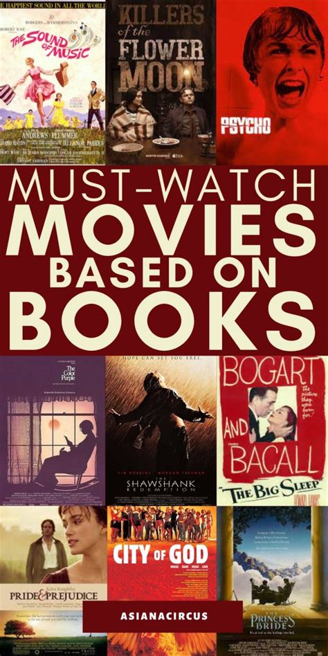 49 Greatest Movies Based On Books - Asiana Circus