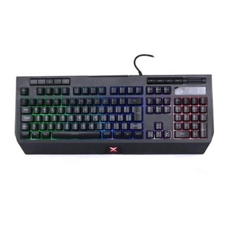 Teclado Gamer Vx Gaming Hydra Branco Abnt Multim Dia Led