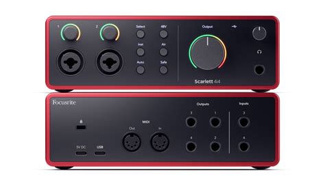 Focusrite Introduces 4th Generation Scarlett Solo 2i2 And 4i4 USB C