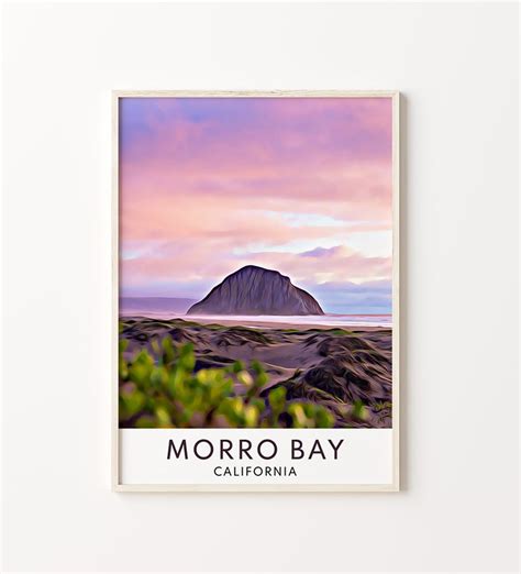 Morro Bay Art Morro Bay Print Morro Bay Wall Art Morro Bay Poster