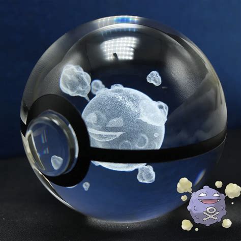 Crystal Ball Pokeball Glass Koffing Pokemon Go Xmas T In Decorative