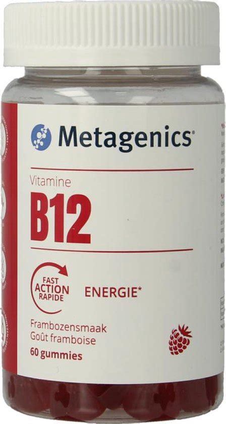 Metagenics Vitamine B12 500 Mcg NF 60 Gummies Bol