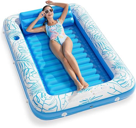 Jasonwell Alberca Inflable Flotador Piscina 4 en 1 Salón de Piscina