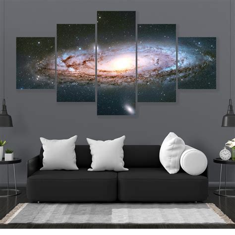 Andromeda Galaxy Canvas Wall Art - Tiaracle