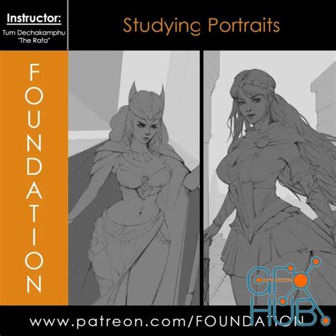 Foundation Patreon Sketching Characters With Tum Dechakamphu GFX