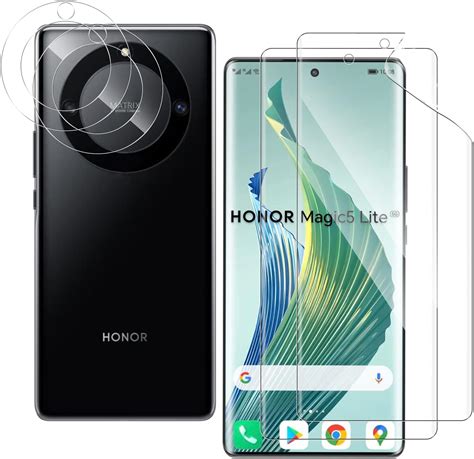 Holilo pour Honor Magic 5 Lite 5G Protecteur d écran Souple TPU