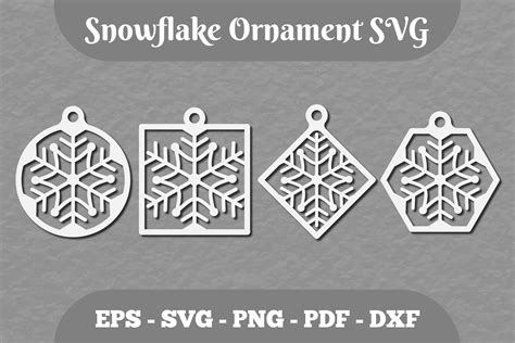 Snowflake Ornament Svg 1 Graphic By Nightsun · Creative Fabrica