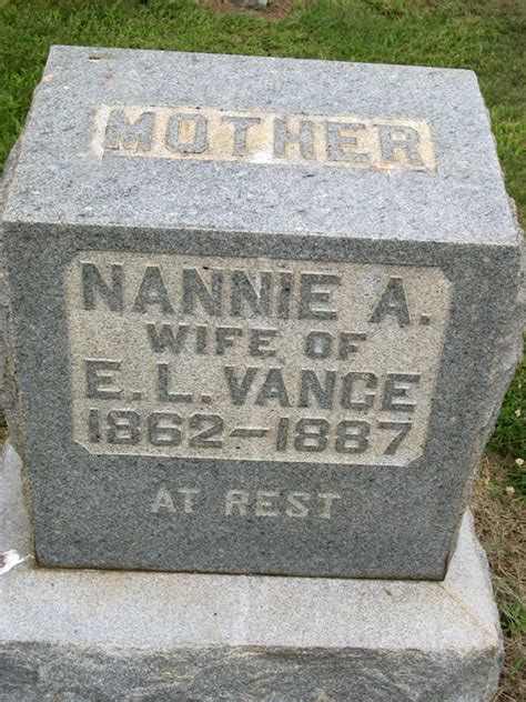 Nancy Ann Nannie Cantrell Vance Homenaje De Find A Grave