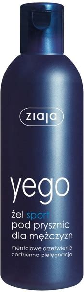 Ziaja Yego Shower Gel For Men Sport 300ml Cosmetics Men Shower Gels