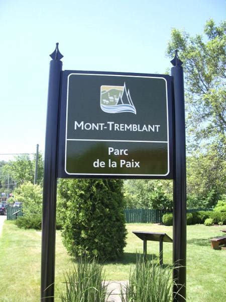 Parc De La Paix Saint Jovite Municipalit De Mont Tremblant