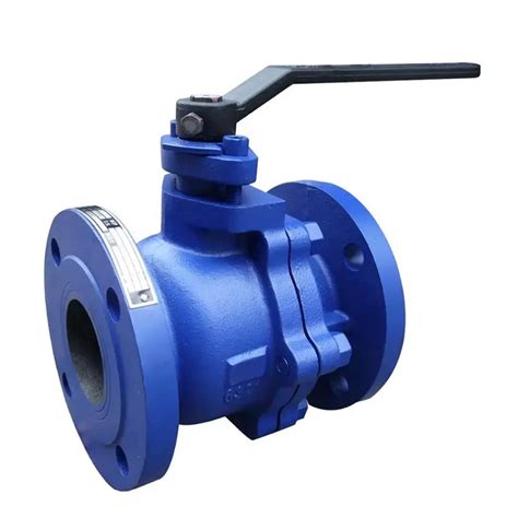 Cast Pn Pn Ductile Iron Flanged Handle Flange Connection Ball Valve