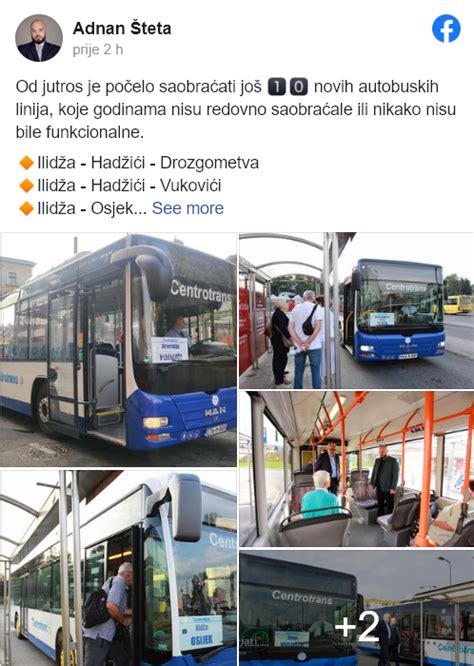 Nove autobuske linije za građane Sarajeva Crna hronika BiH