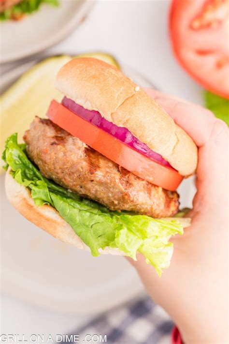 Grilled Turkey Burger Recipe Eating On A Dime